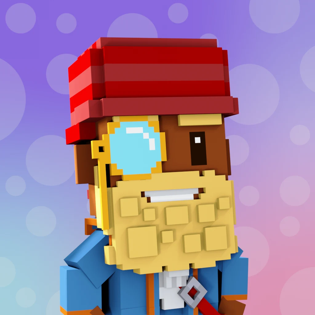 Pirate #5403 voxel render