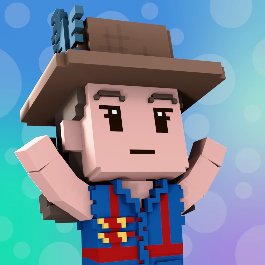 Pirate #5405 voxel render