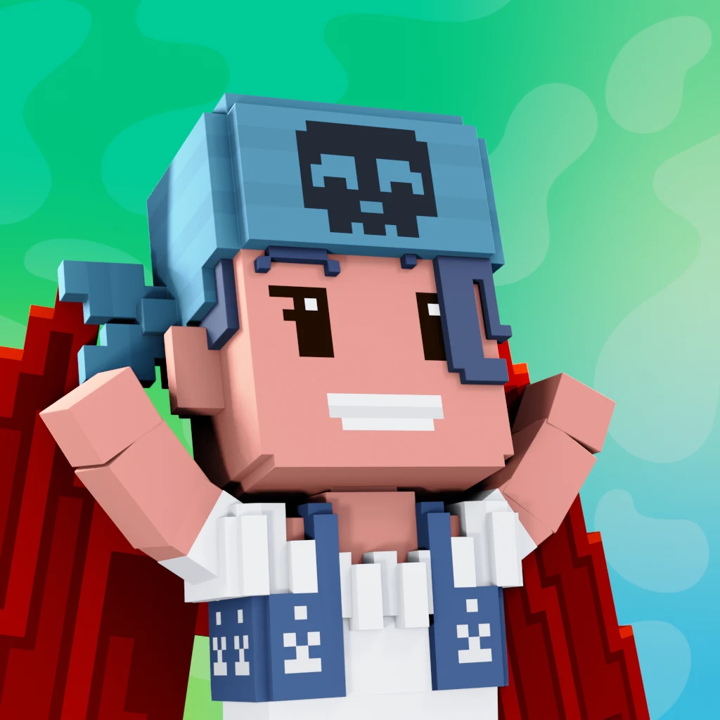 Pirate #5408 voxel render
