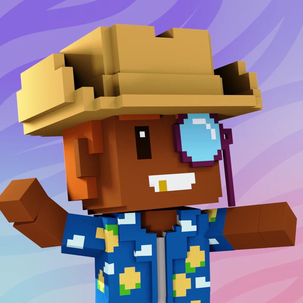 Pirate #5412 voxel render
