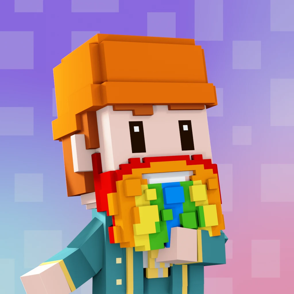 Pirate #5414 voxel render