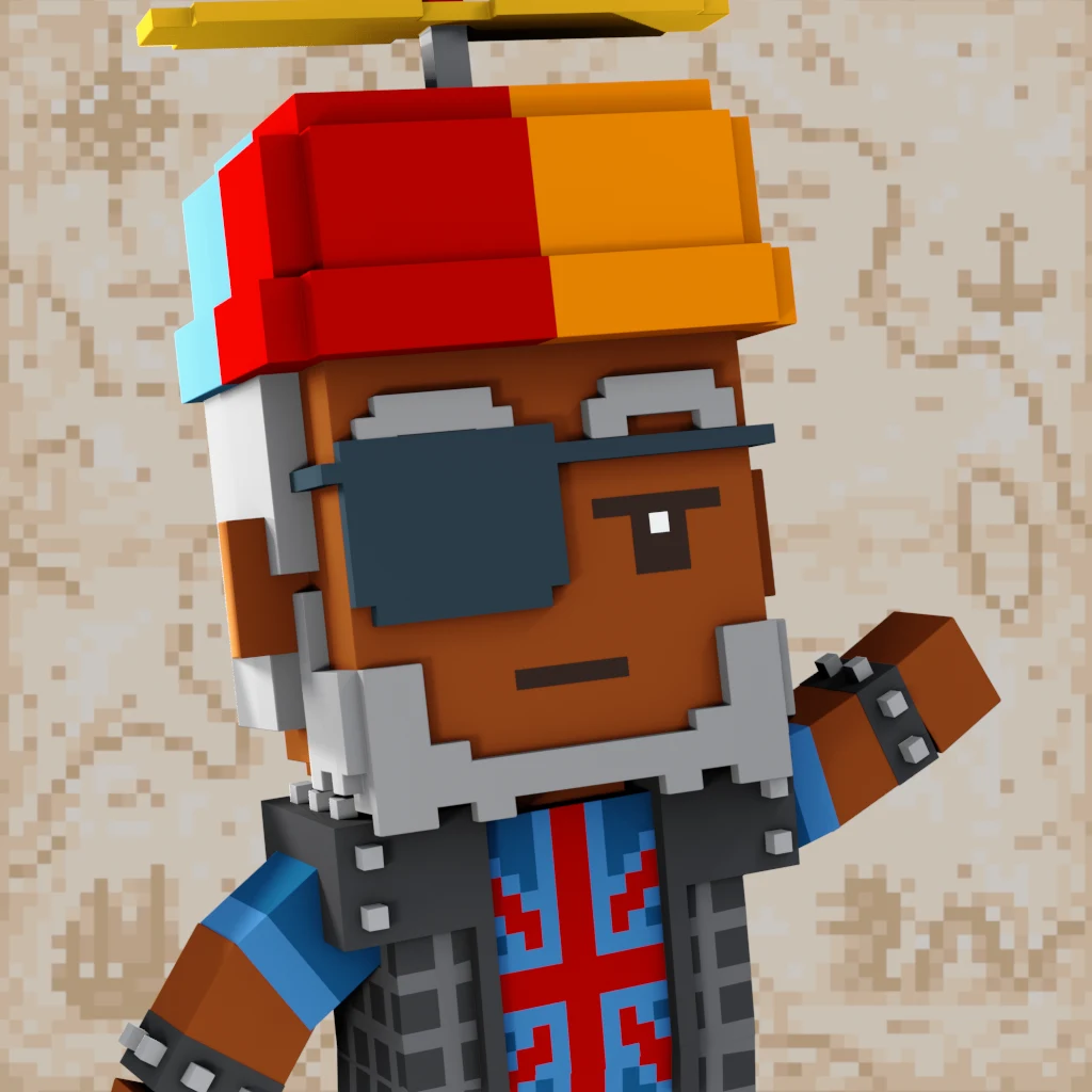 Pirate #5415 voxel render