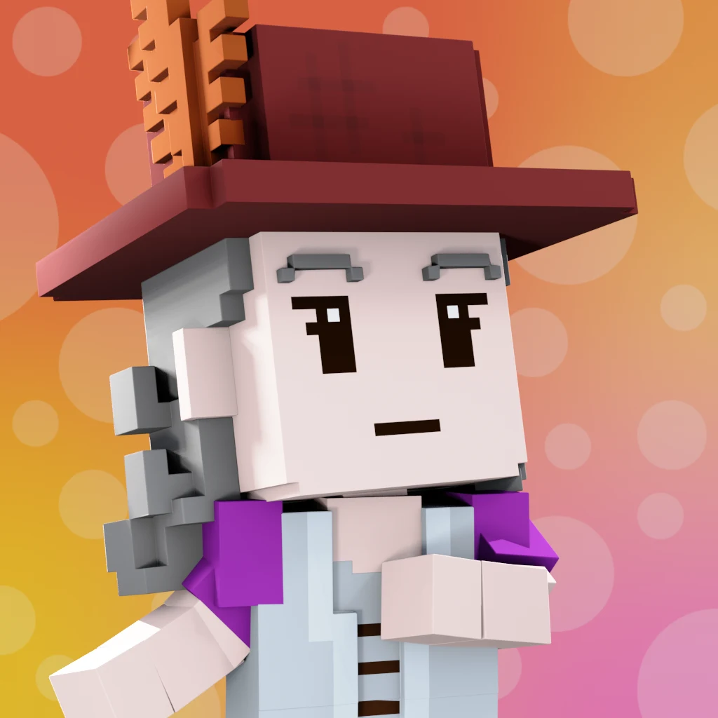 Pirate #5416 voxel render
