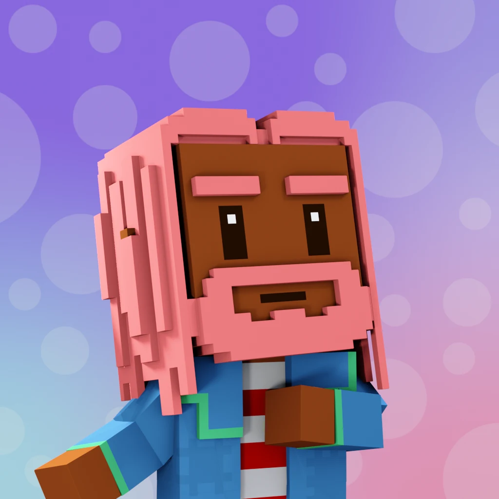 Pirate #5417 voxel render