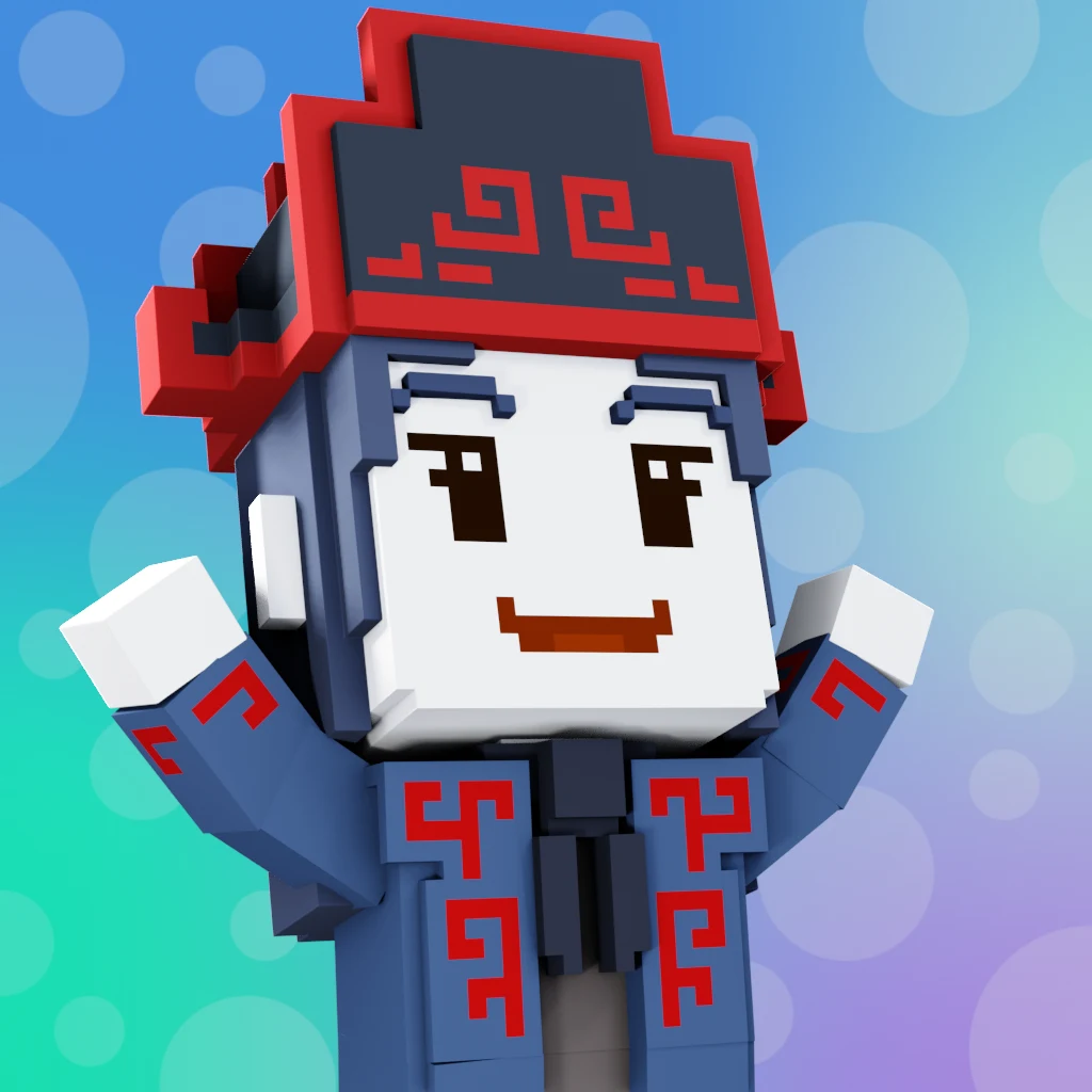 Pirate #542 voxel render