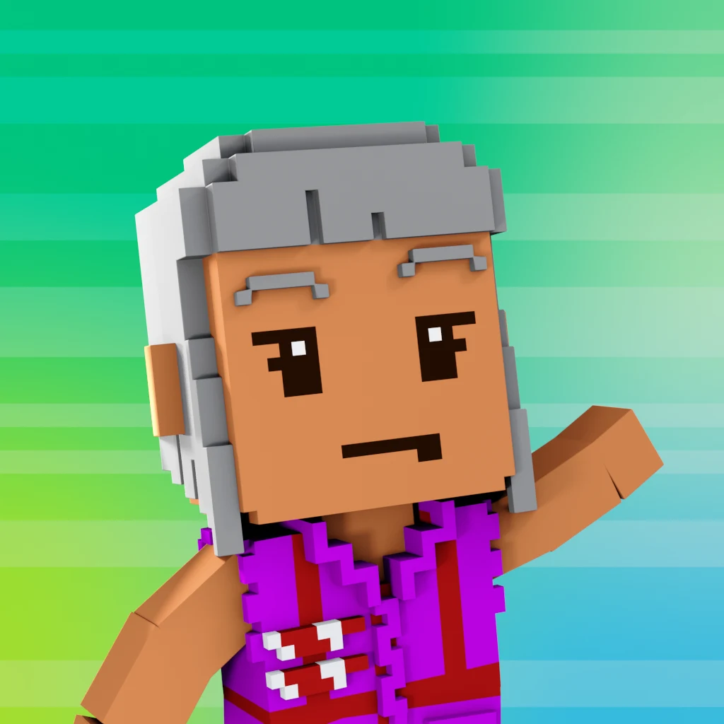 Pirate #5422 voxel render