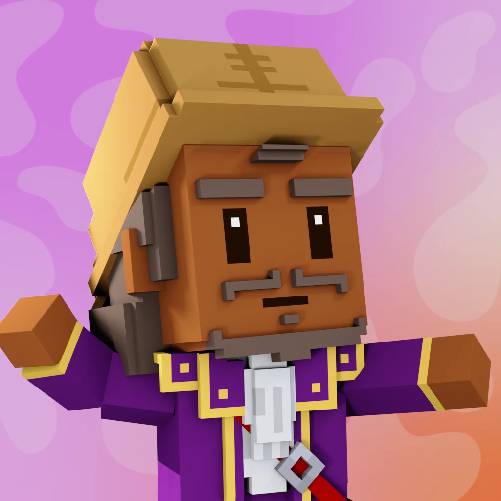 Pirate #5424 voxel render