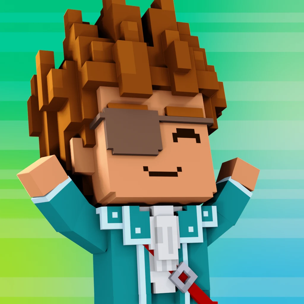 Pirate #5425 voxel render