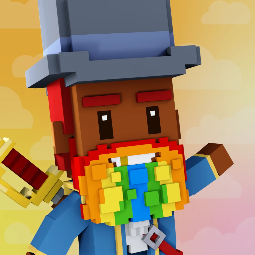 Pirate #5429 voxel render