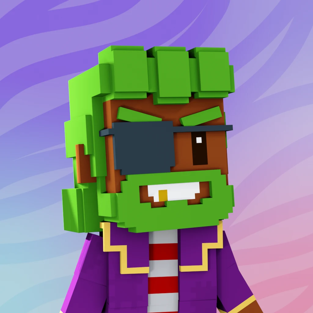 Pirate #5431 voxel render