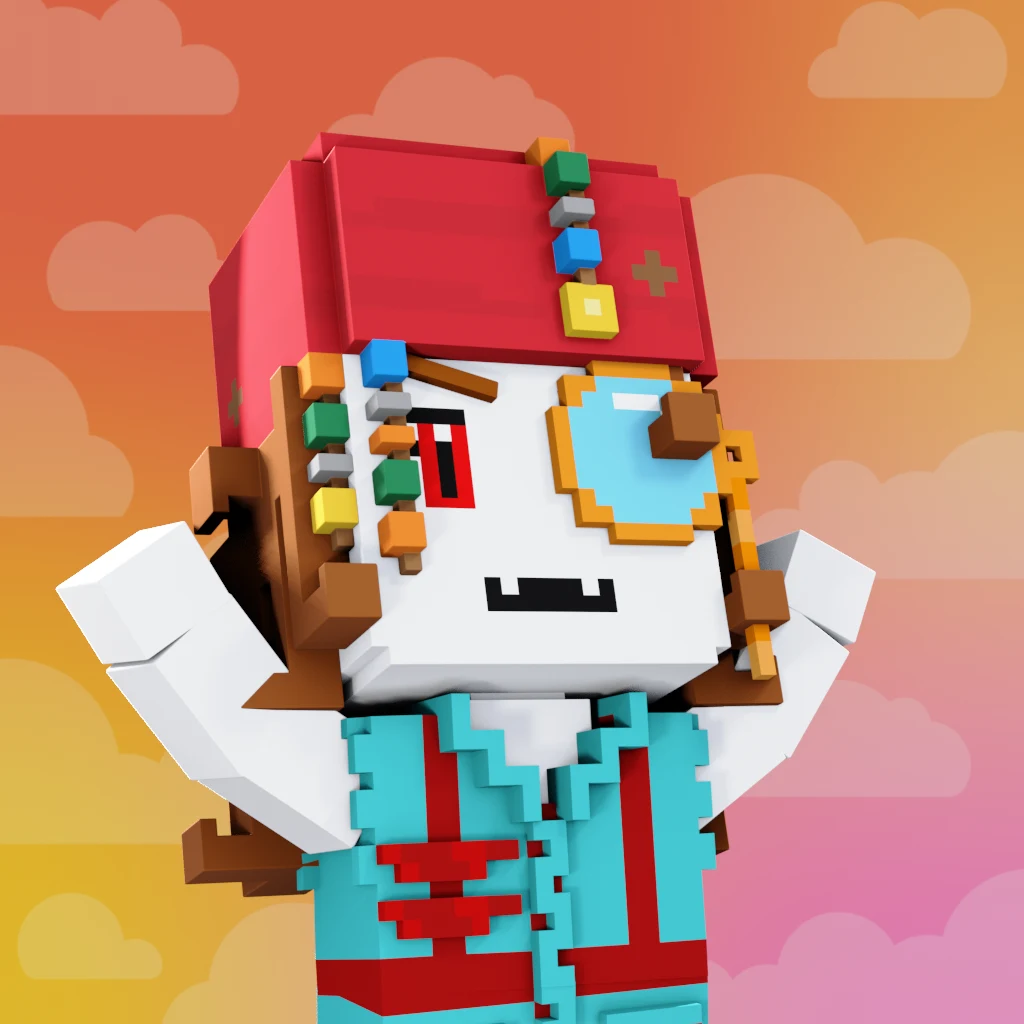 Pirate #5434 voxel render