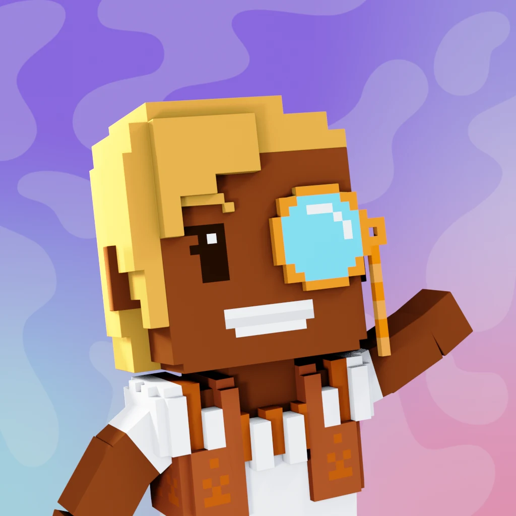 Pirate #5437 voxel render