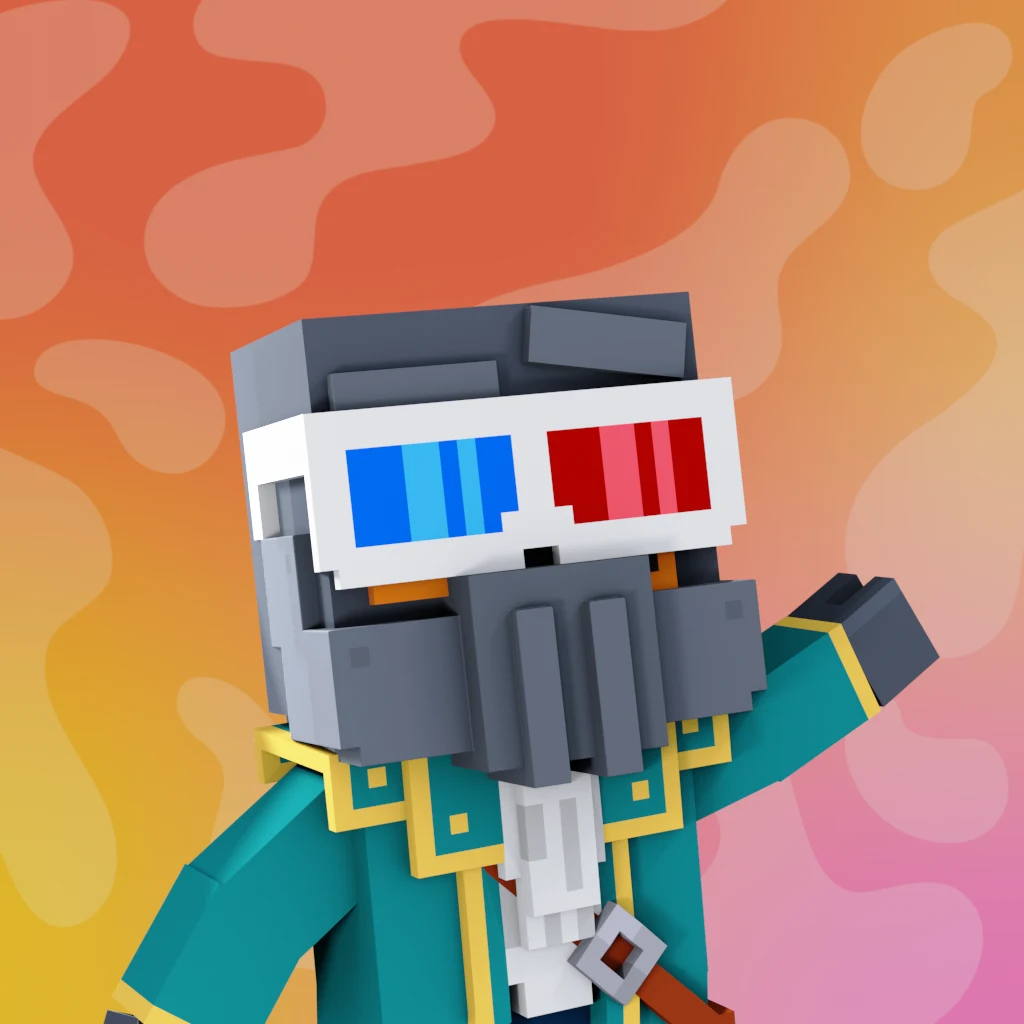 Pirate #5438 voxel render
