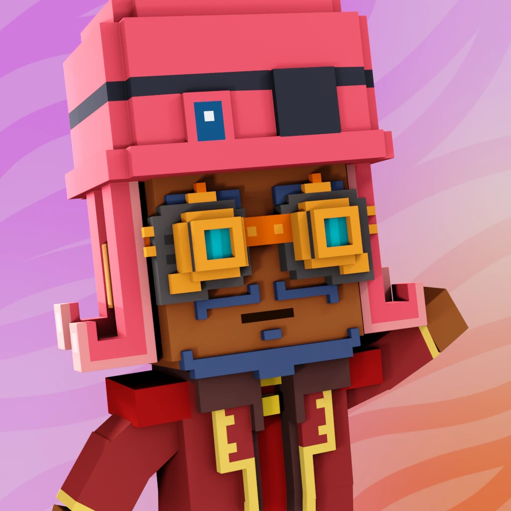 Pirate #5442 voxel render
