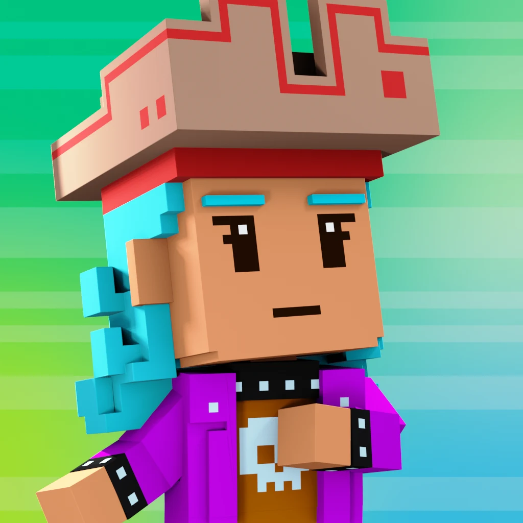 Pirate #5444 voxel render
