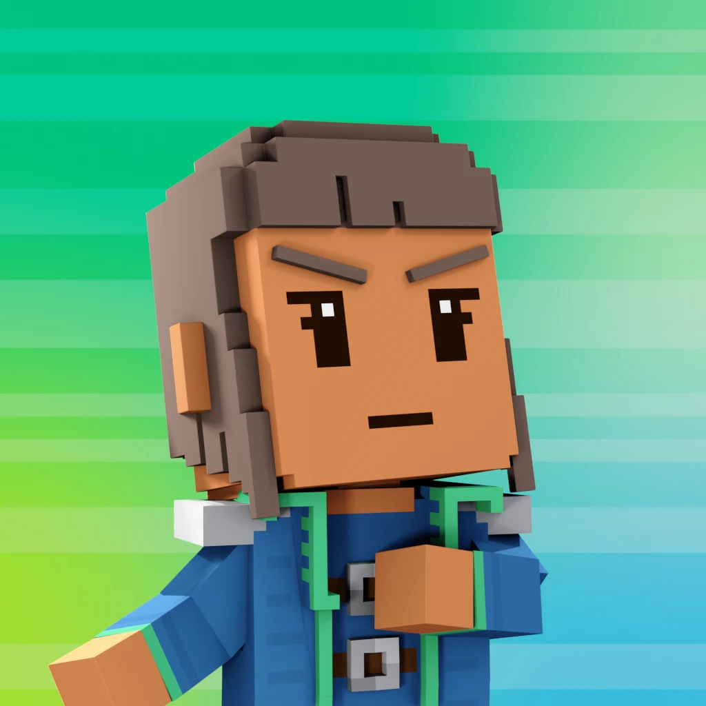 Pirate #5445 voxel render