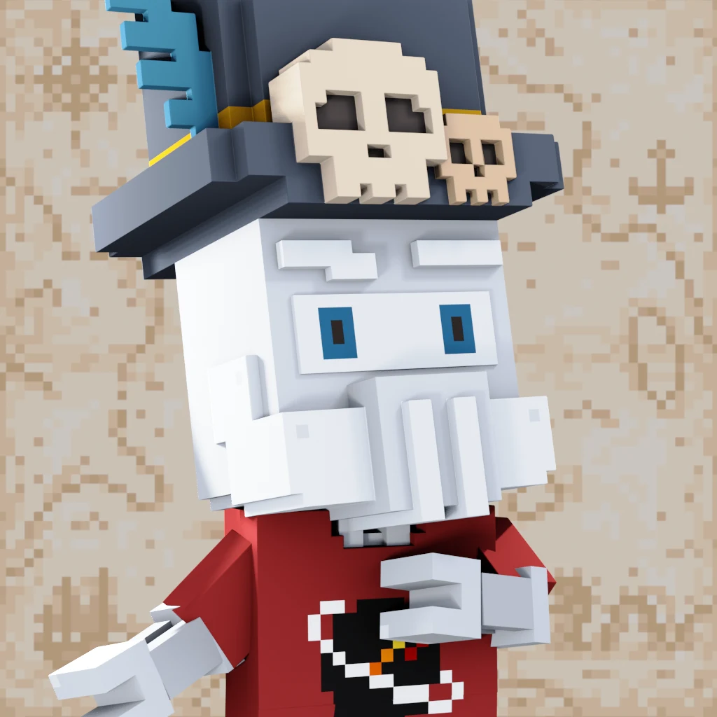 Pirate #5447 voxel render