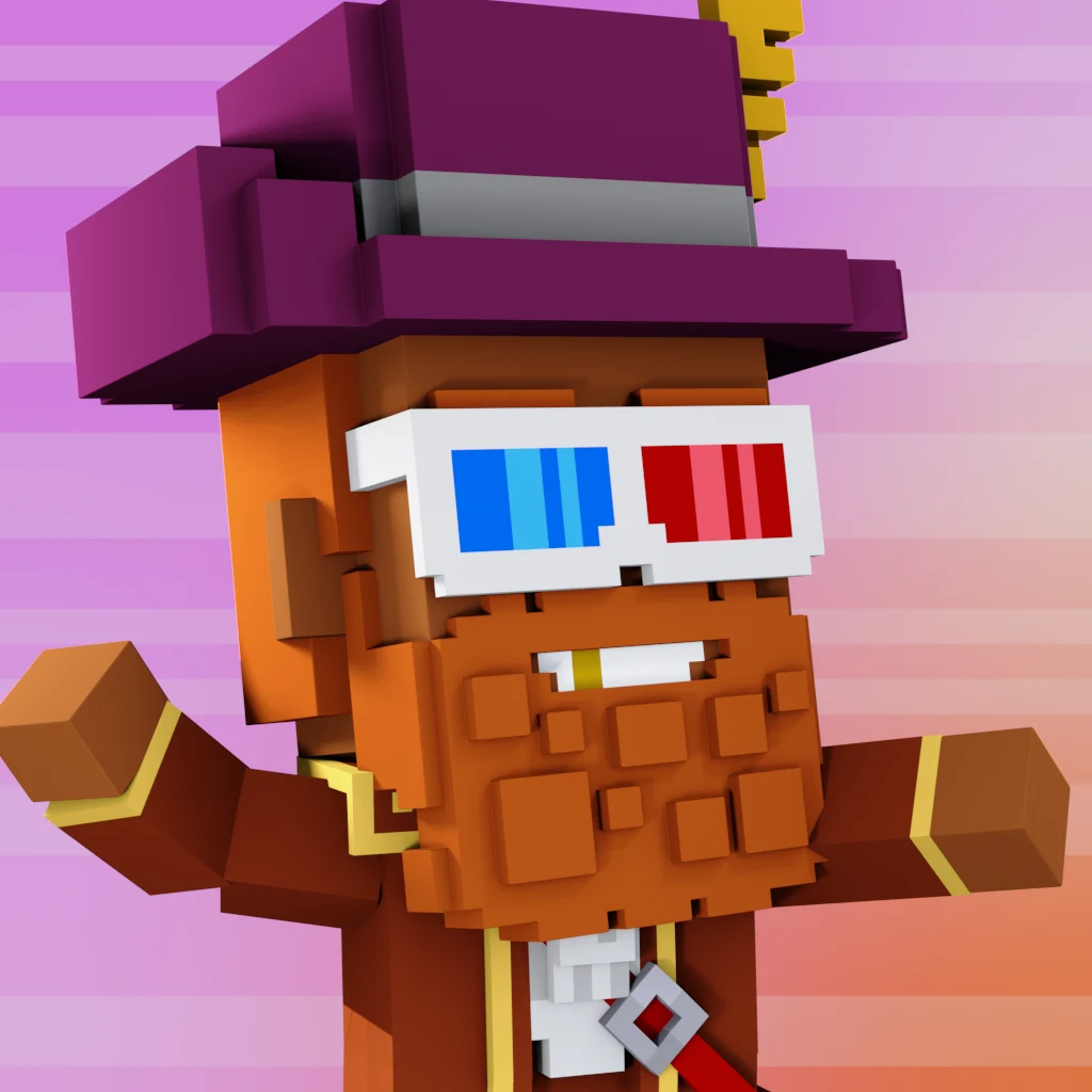 Pirate #5449 voxel render
