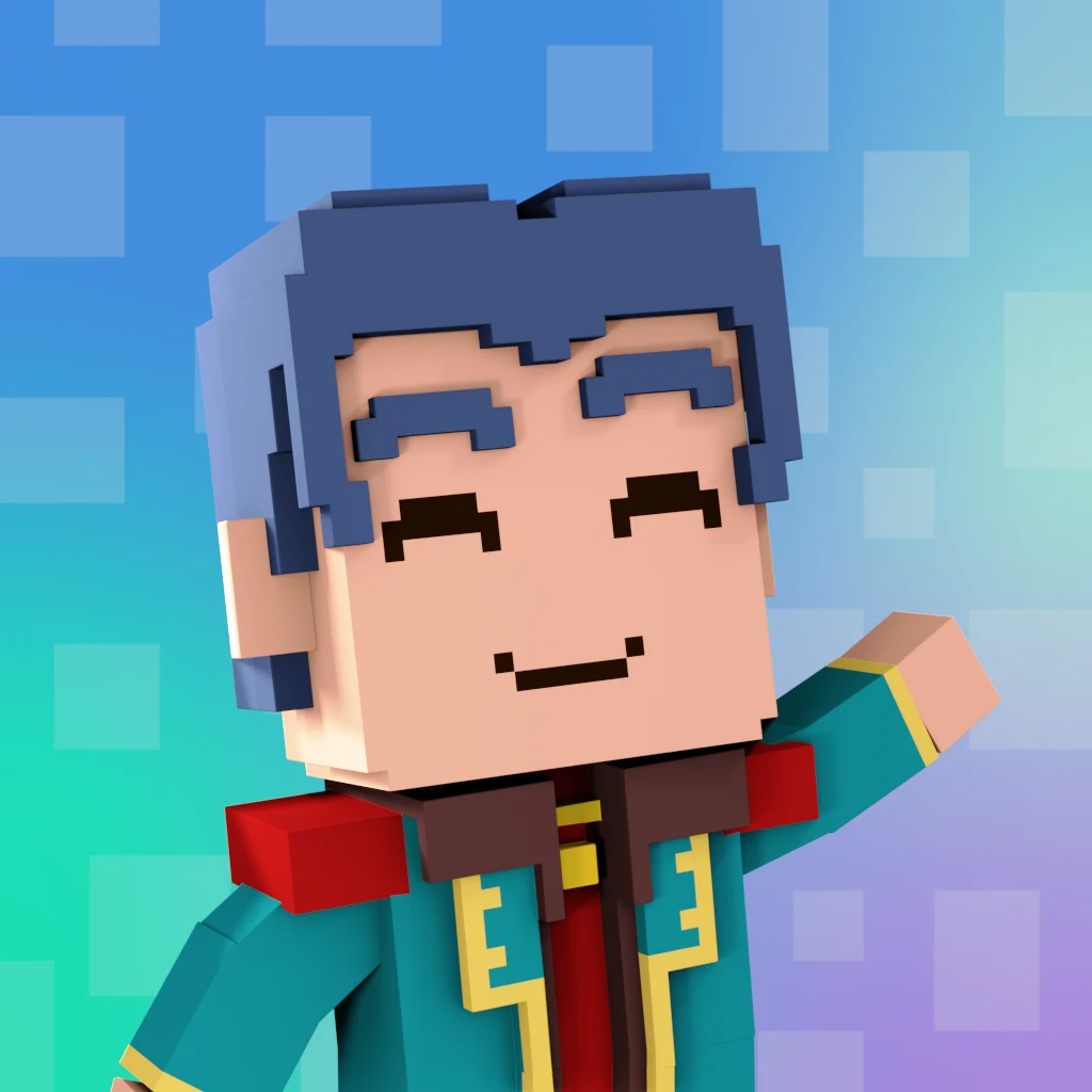 Pirate #545 voxel render