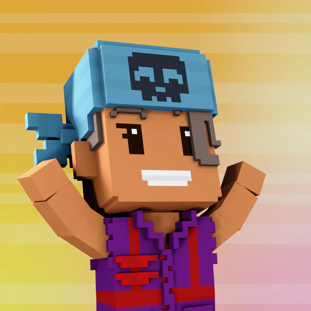 Pirate #5450 voxel render