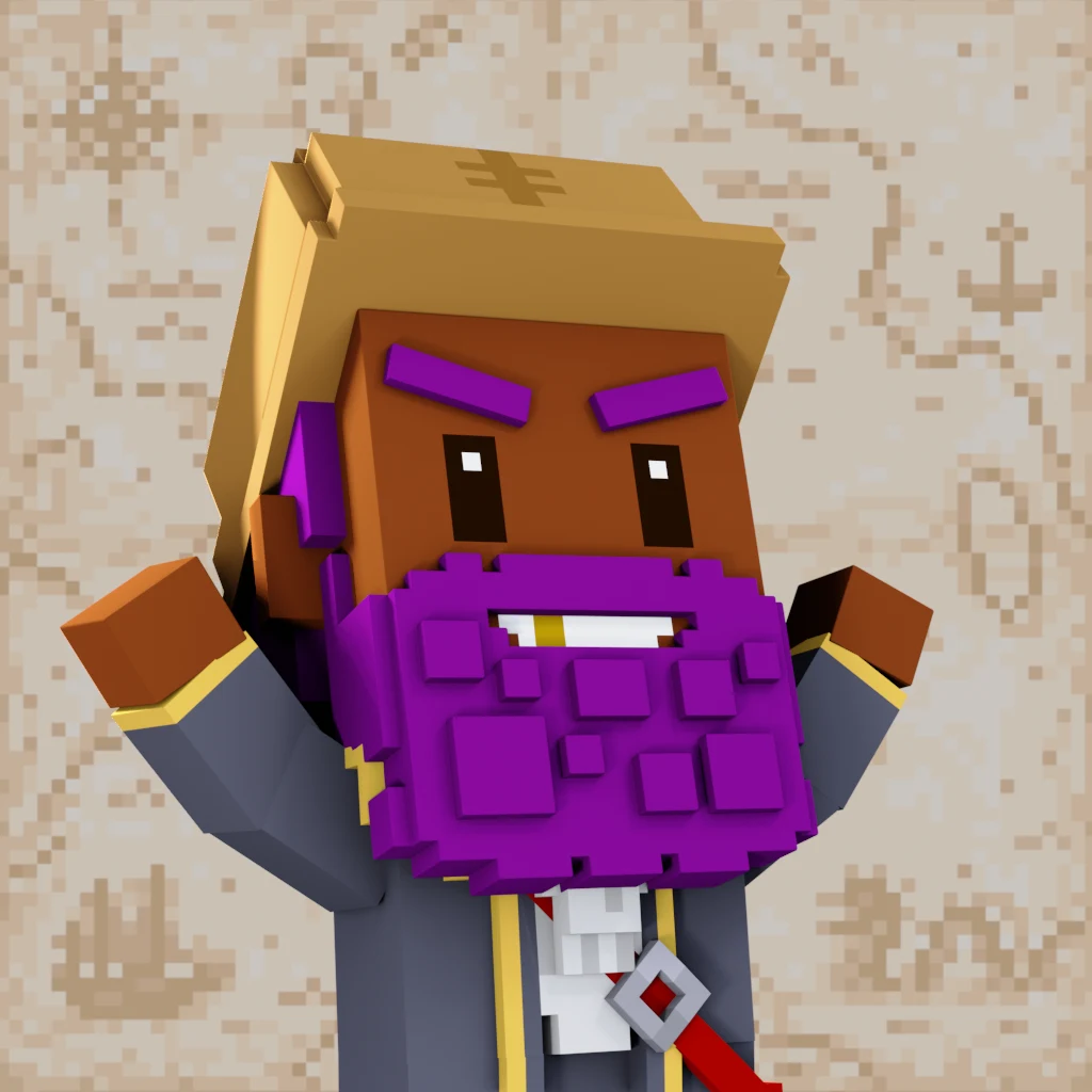Pirate #5452 voxel render