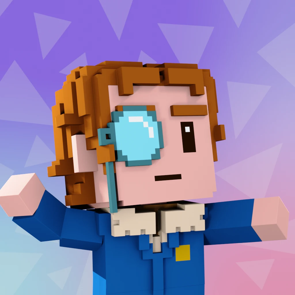 Pirate #5453 voxel render