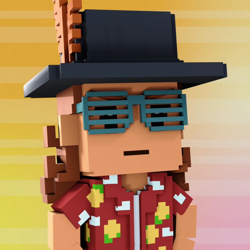 Pirate #5455 voxel render