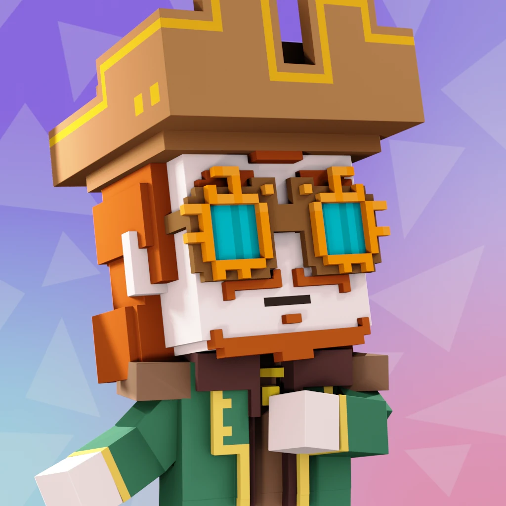 Pirate #5456 voxel render