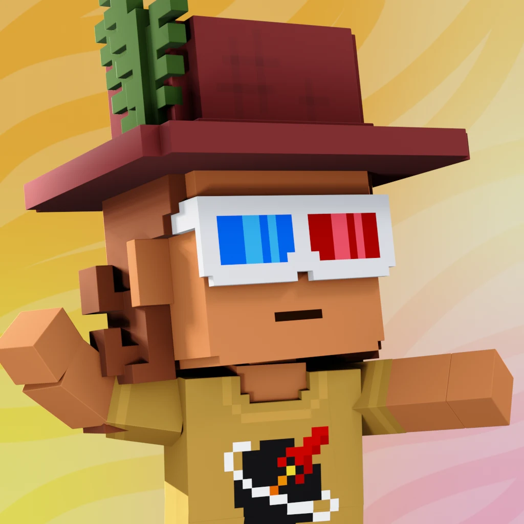 Pirate #5457 voxel render