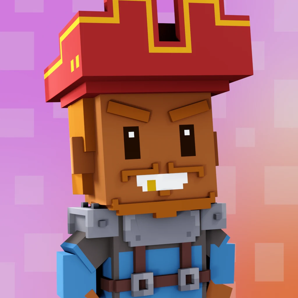 Pirate #5461 voxel render