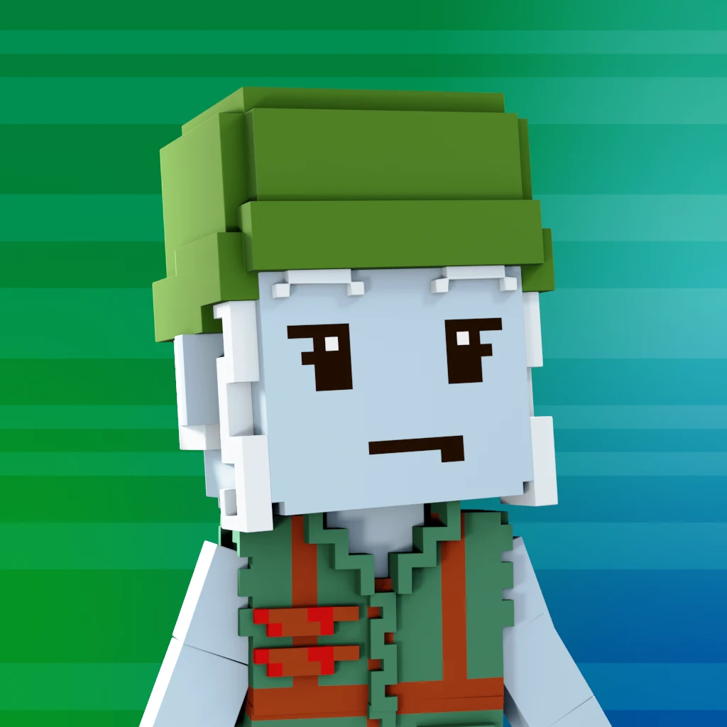 Pirate #5462 voxel render