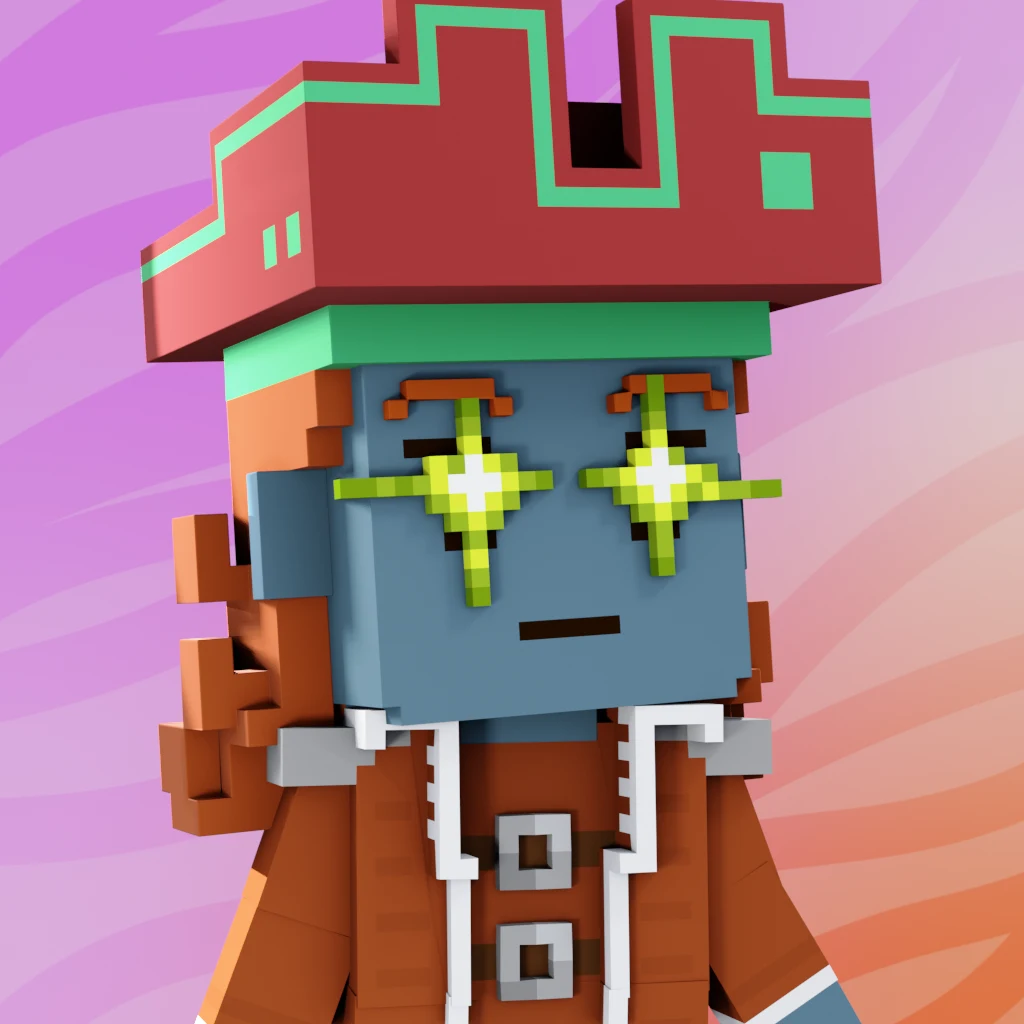 Pirate #5463 voxel render