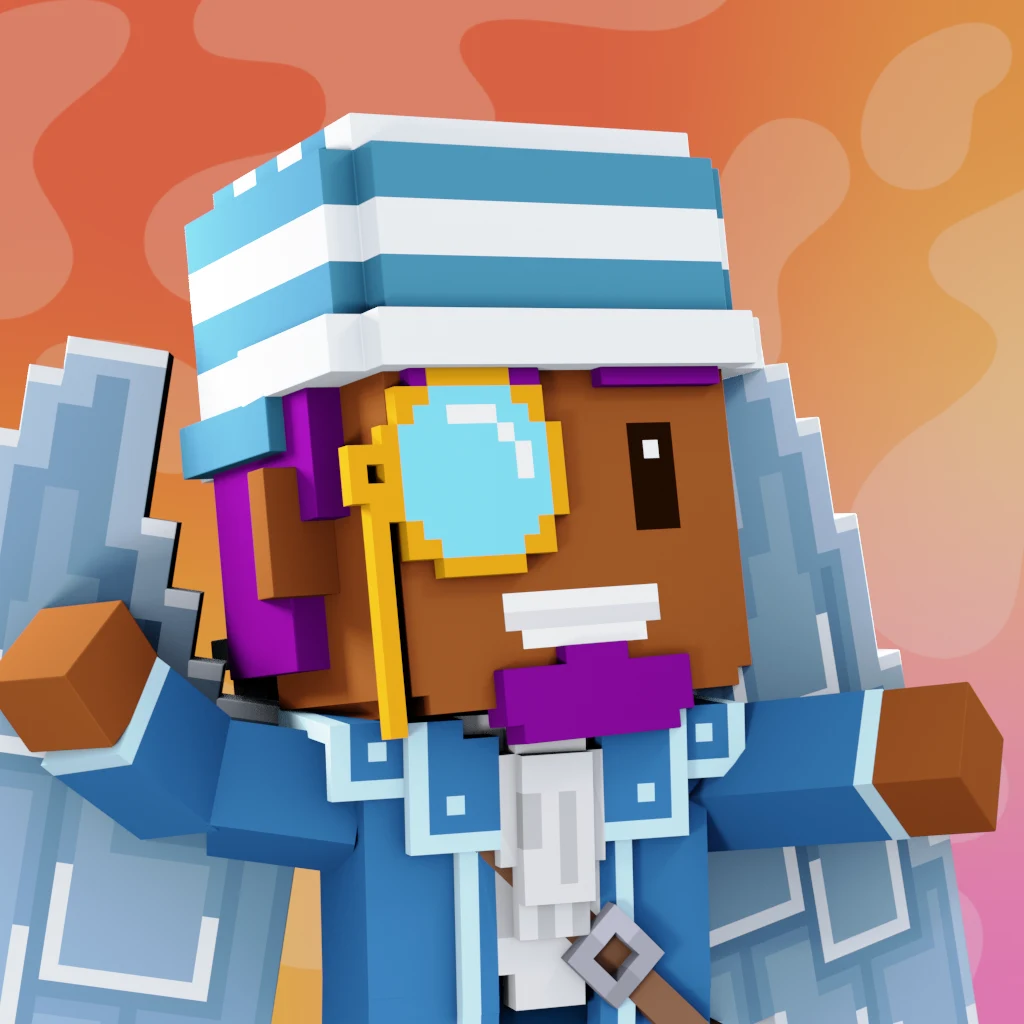 Pirate #5467 voxel render