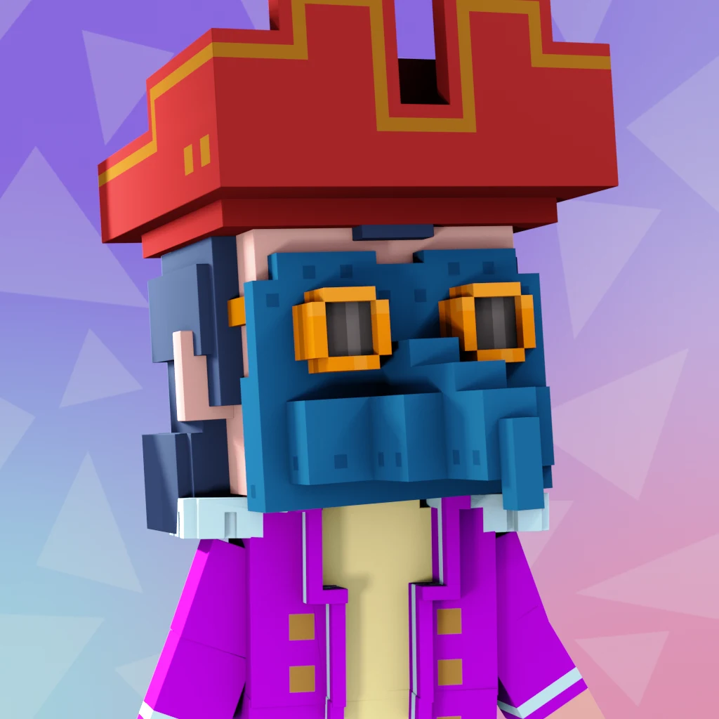 Pirate #5478 voxel render