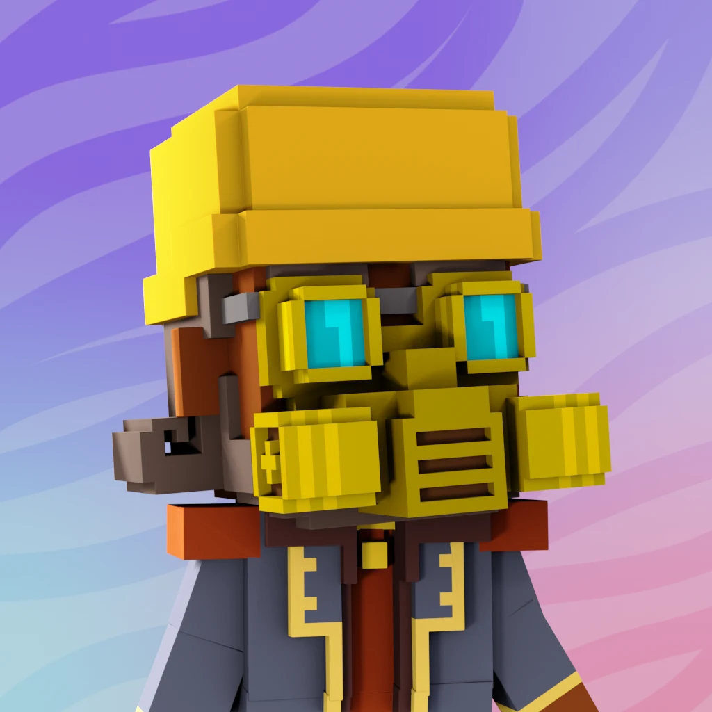 Pirate #548 voxel render