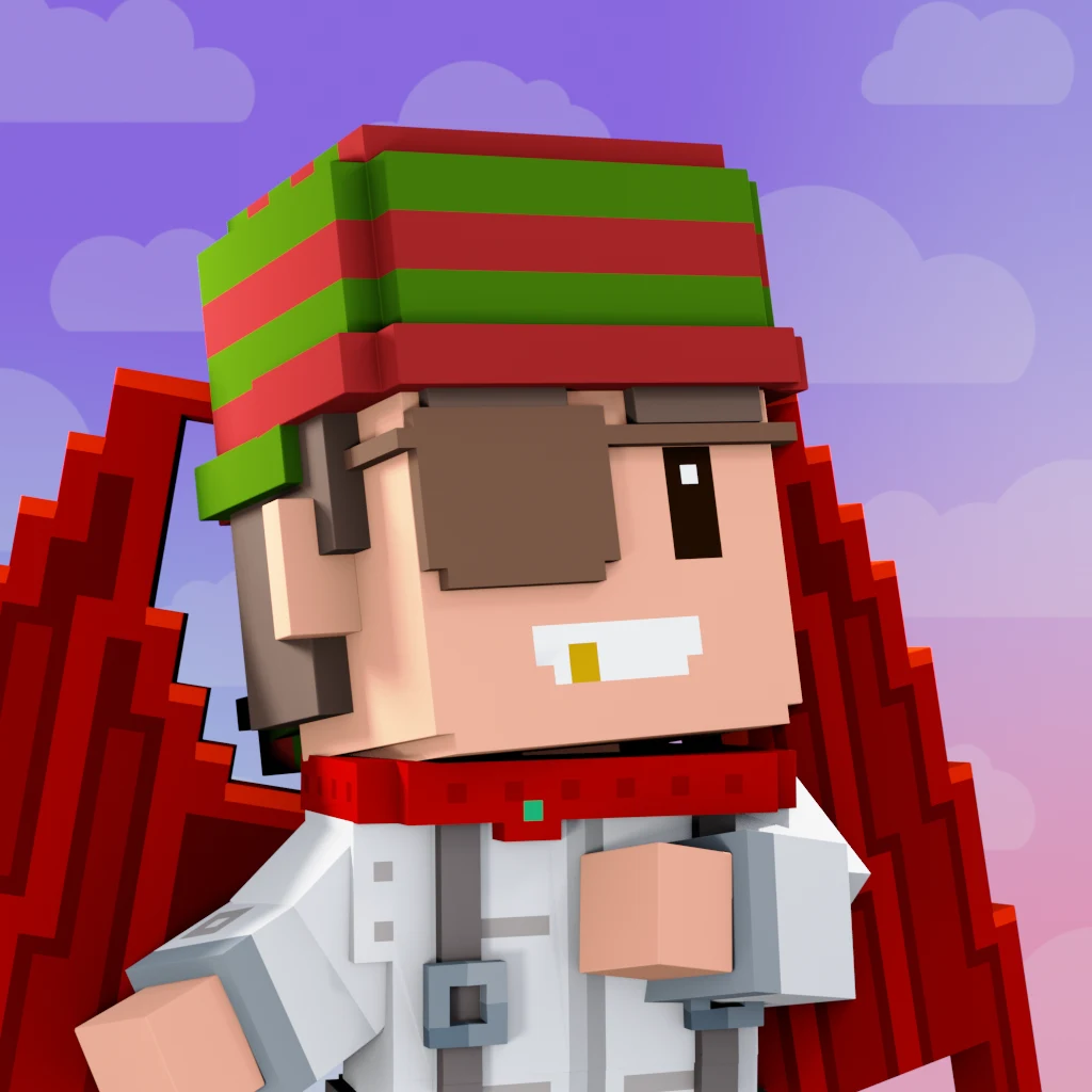 Pirate #5480 voxel render