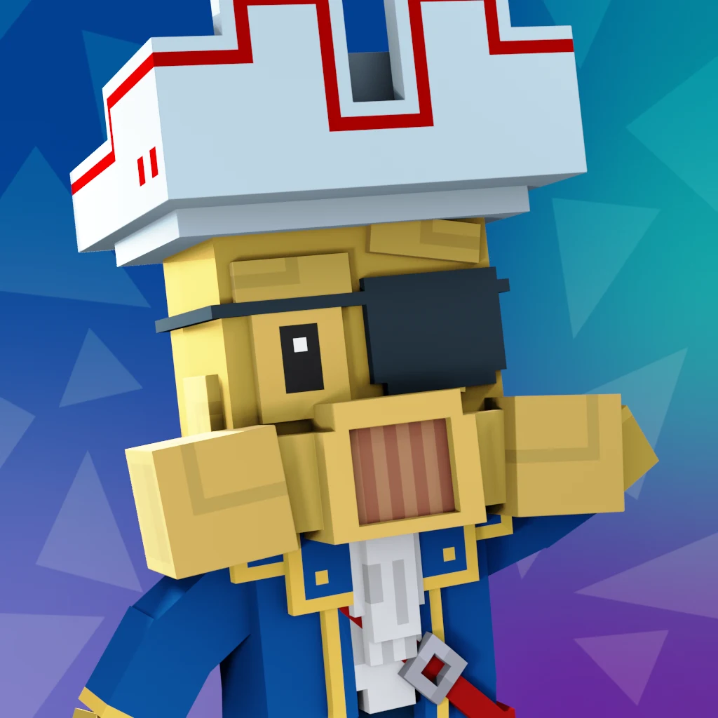 Pirate #5483 voxel render