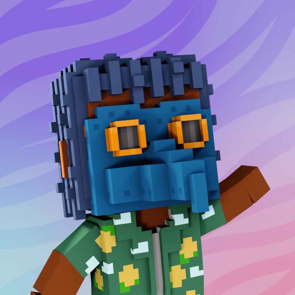 Pirate #5484 voxel render