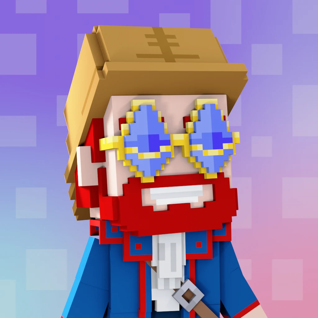Pirate #5485 voxel render
