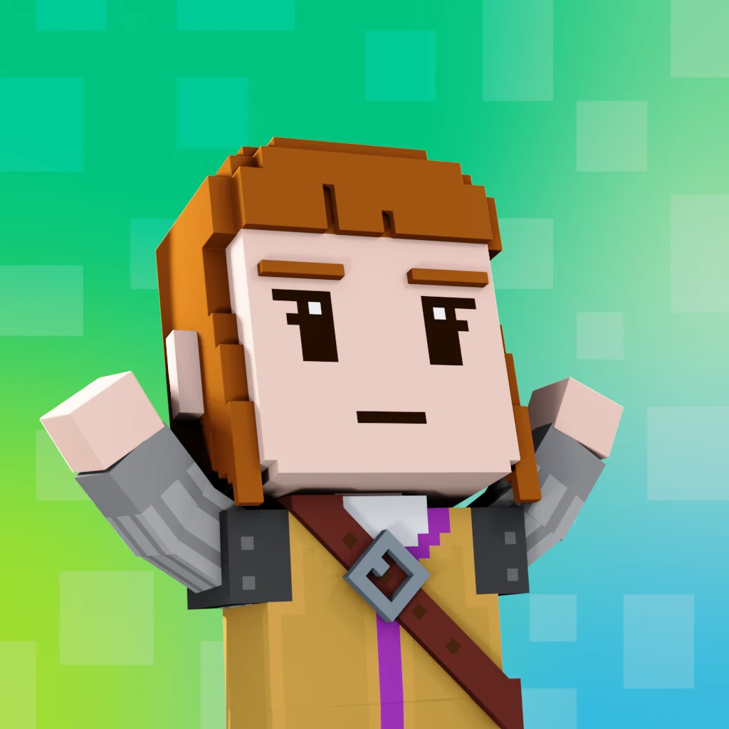 Pirate #5486 voxel render