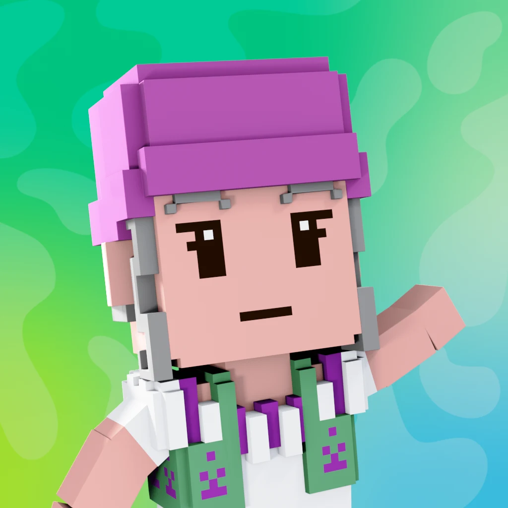 Pirate #5487 voxel render