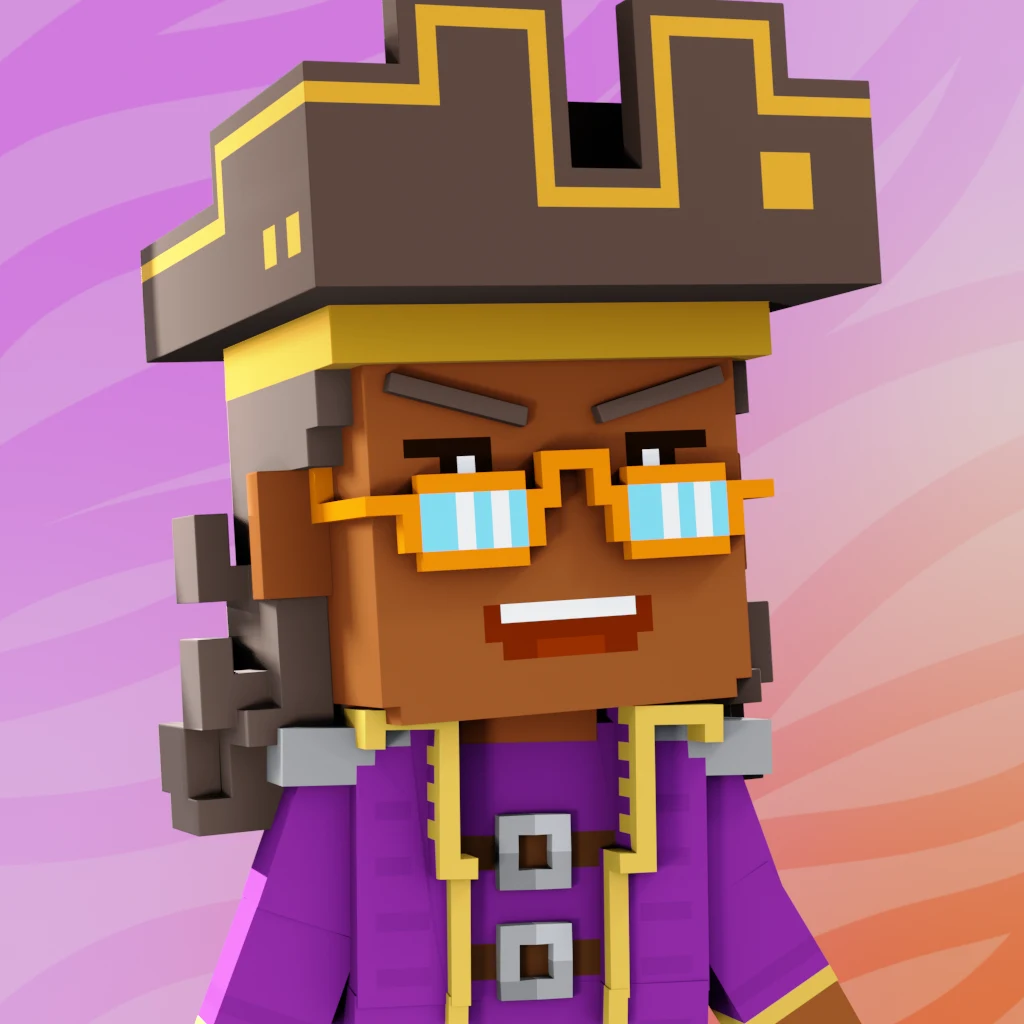 Pirate #549 voxel render