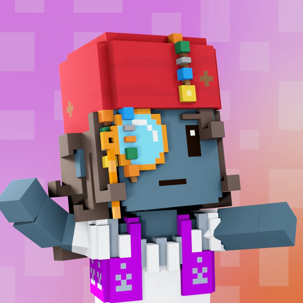 Pirate #5490 voxel render
