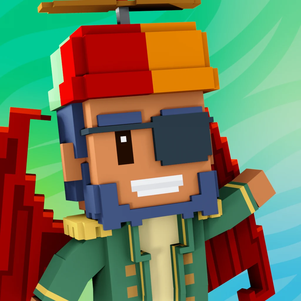 Pirate #5492 voxel render