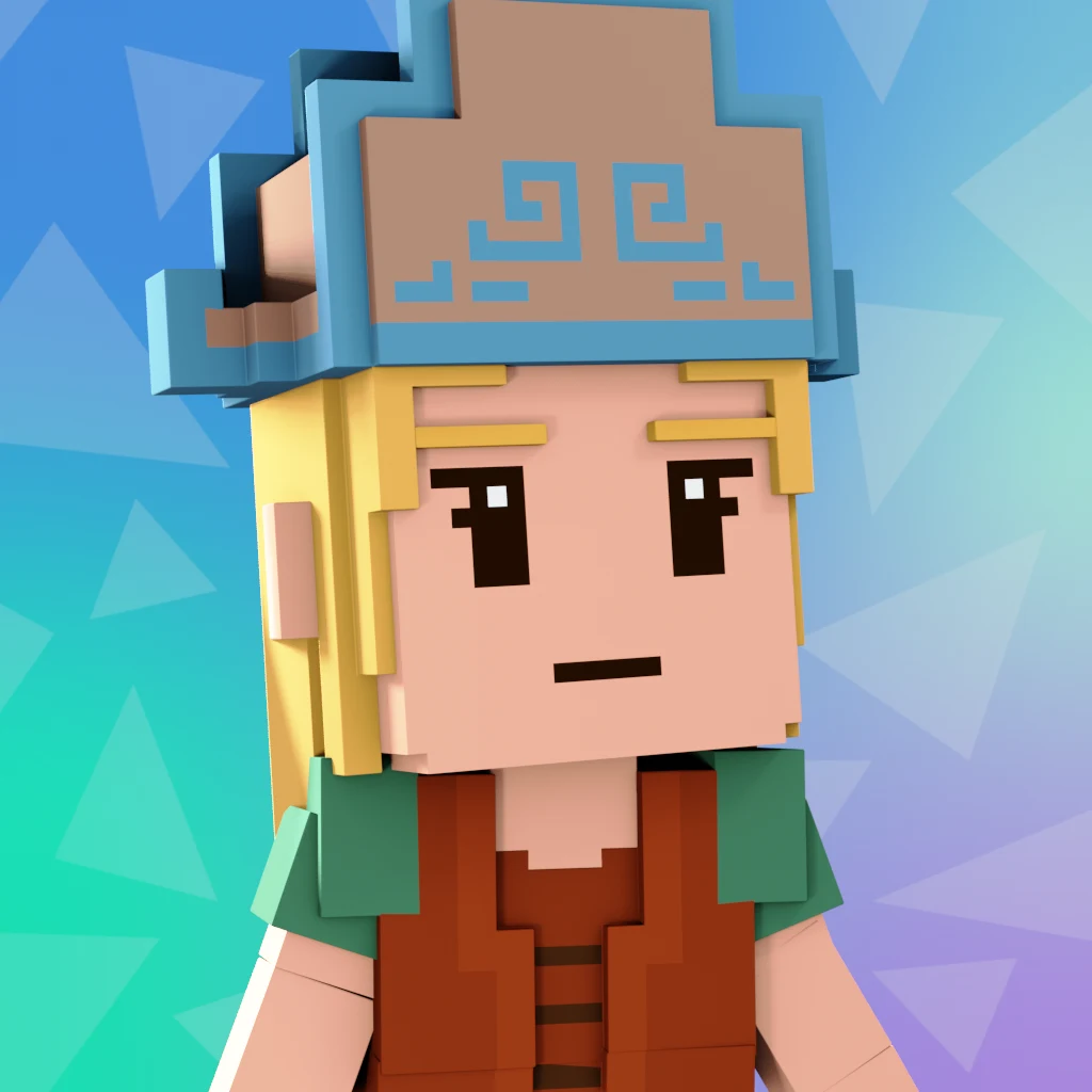 Pirate #5494 voxel render
