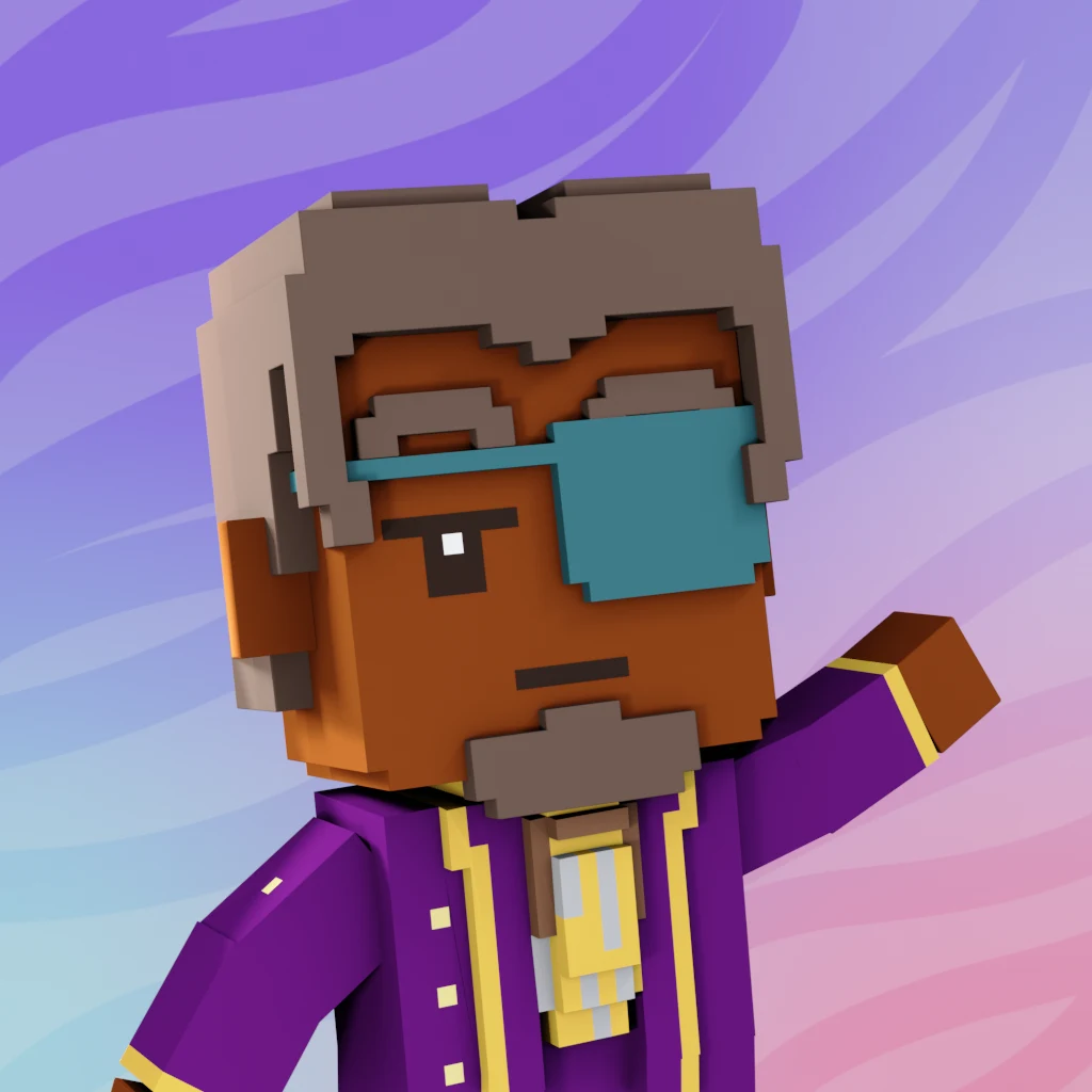 Pirate #5495 voxel render