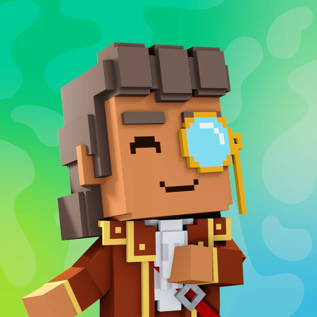 Pirate #5498 voxel render