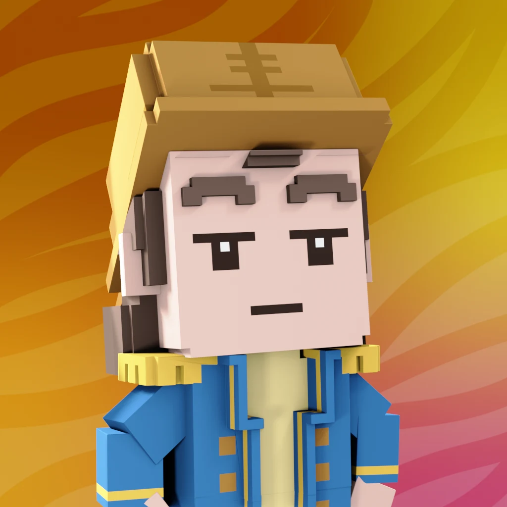 Pirate #55 voxel render