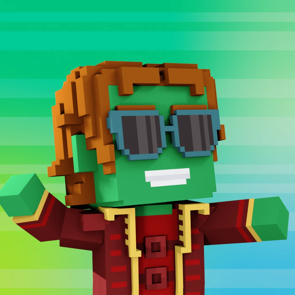 Pirate #5506 voxel render