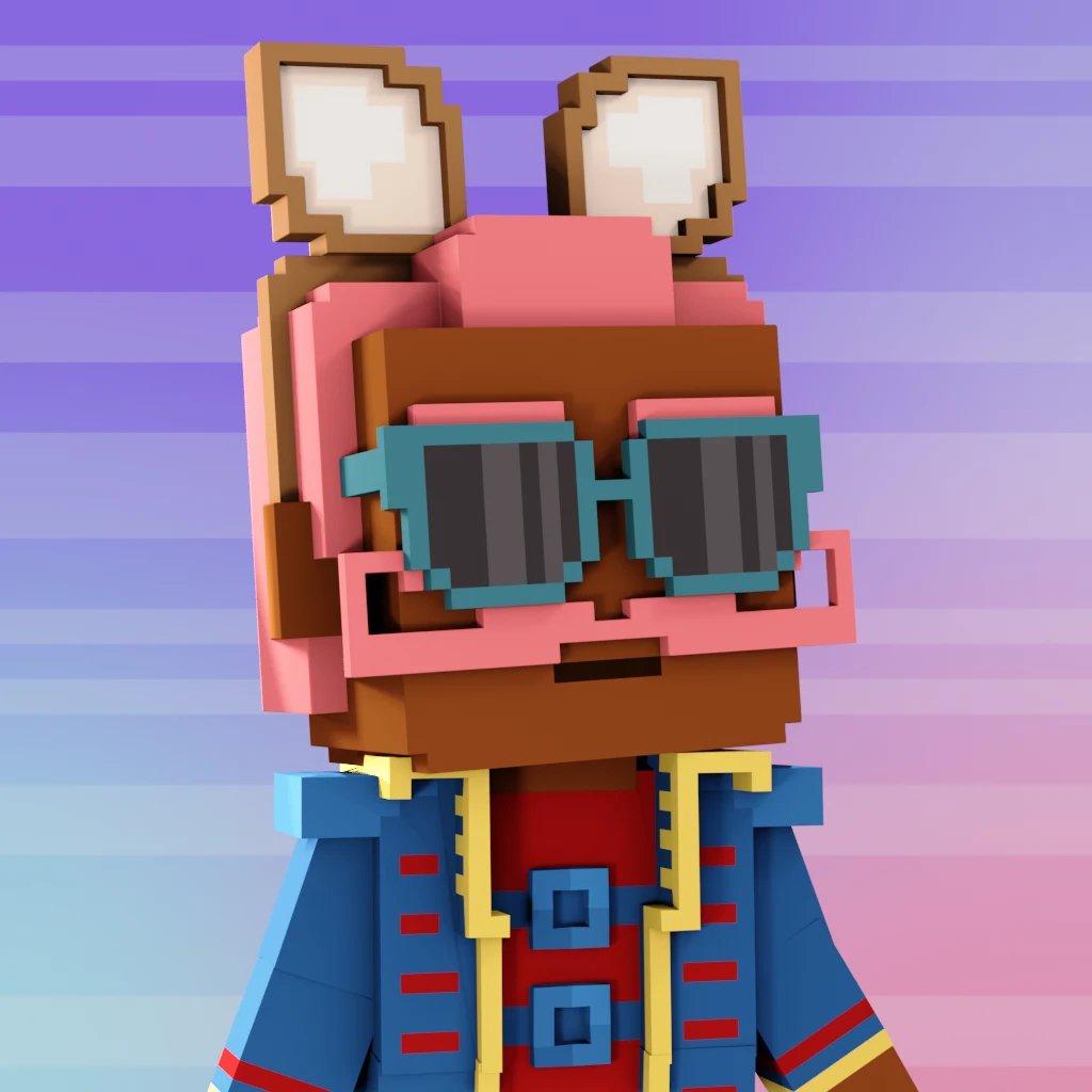 Pirate #551 voxel render